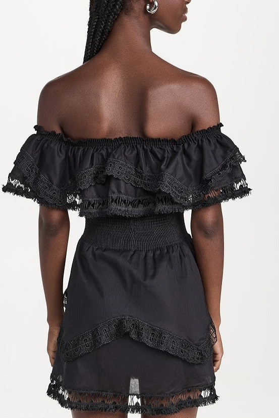 Peixoto Wyatt Off-the-Shoulder Cover Up Dress