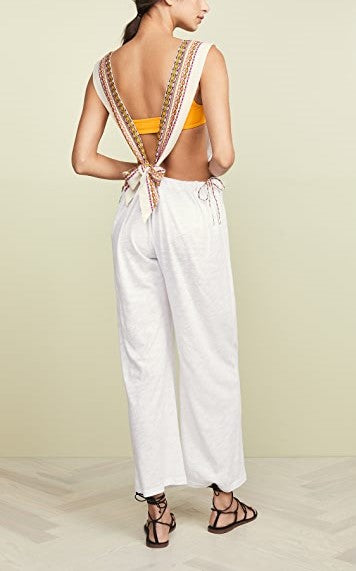 Pitusa Campesino Jumpsuit Swim Cover-Up