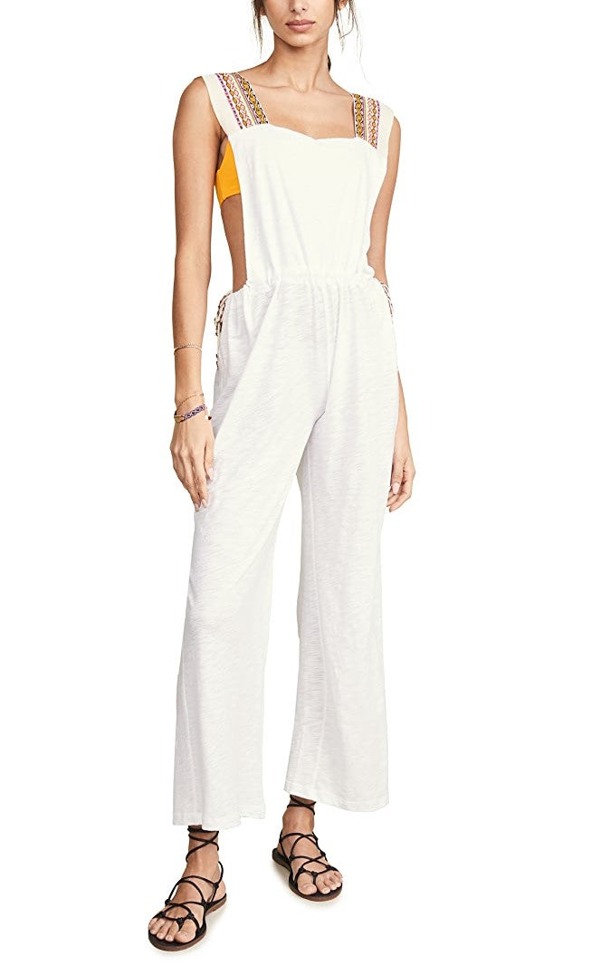 Pitusa Campesino Jumpsuit Swim Cover-Up