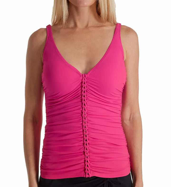 Profile By Gottex Waterfall Ruched Tankini