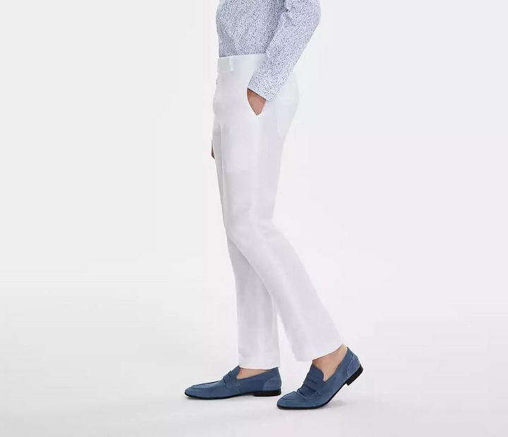 Bar III Slim-Fit Linen Suit Pants MSRP $135
