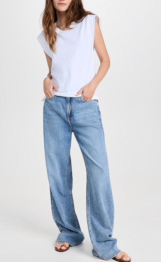 rag & bone Mix Media Muscle Tee