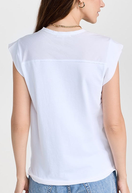 rag & bone Mix Media Muscle Tee