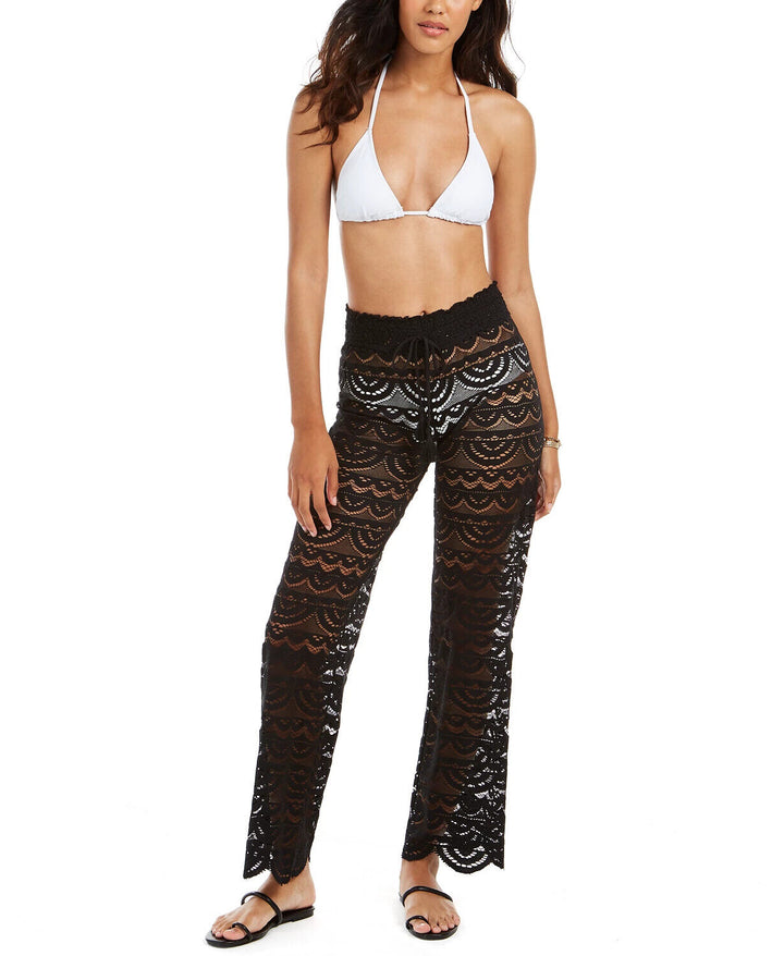Miken Juniors' Scallop Hem Pants with Tassel Tie