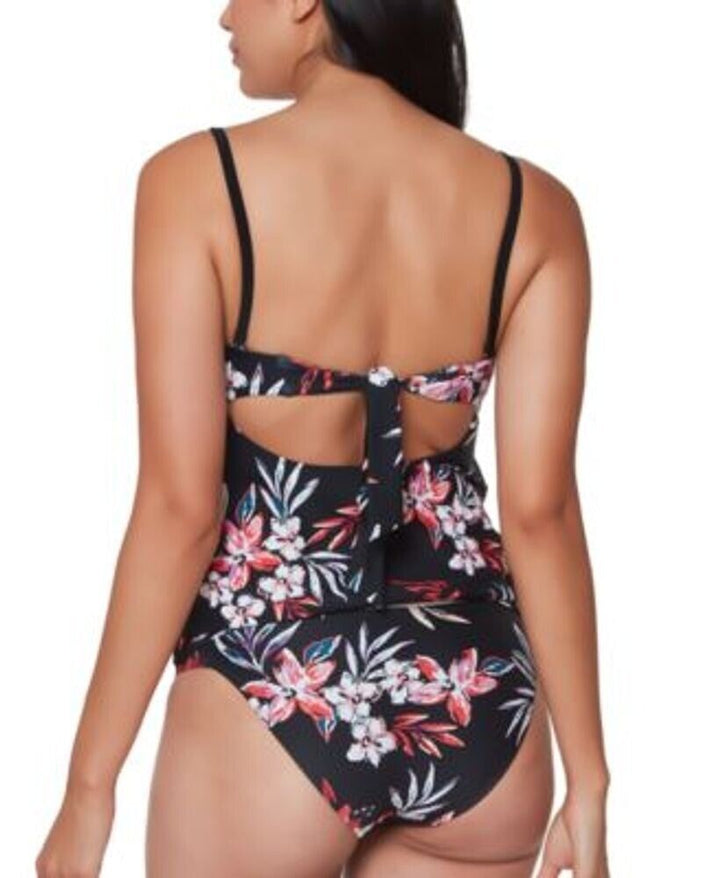 Bar III Floral-Print Tankini Top