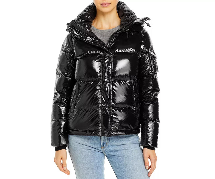 AQUA Lacquer Ella Down Puffer Jacket