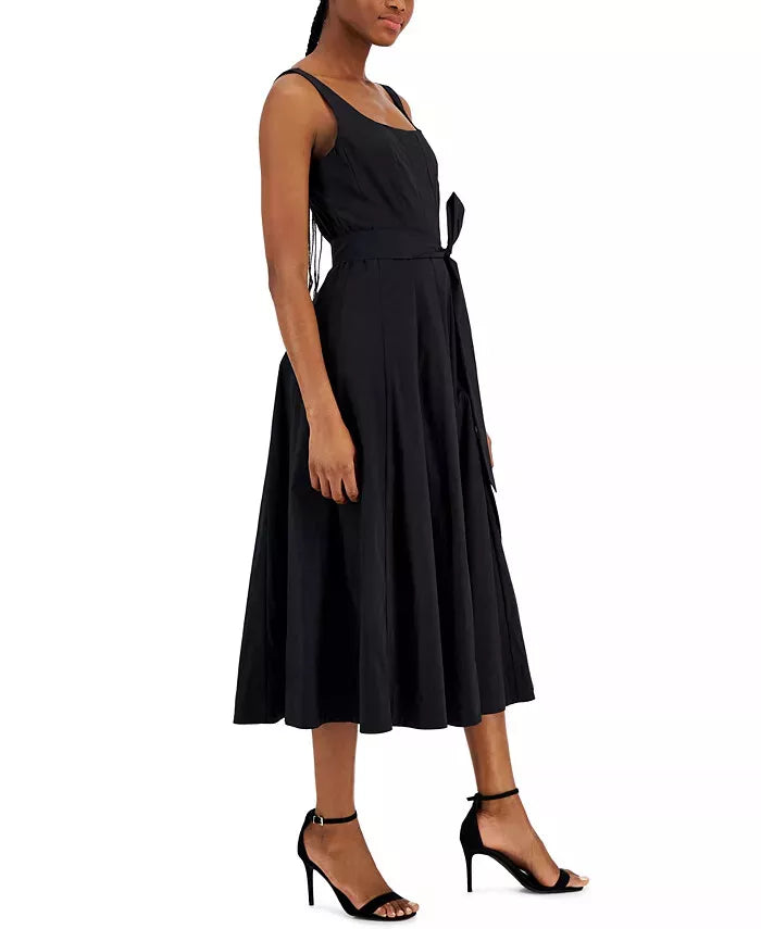 Anne Klein Seamed Fit & Flare Midi Dress