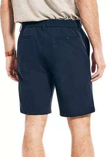 Nautica MEN Navtech Active Stretch 8" Flat-Front Shorts