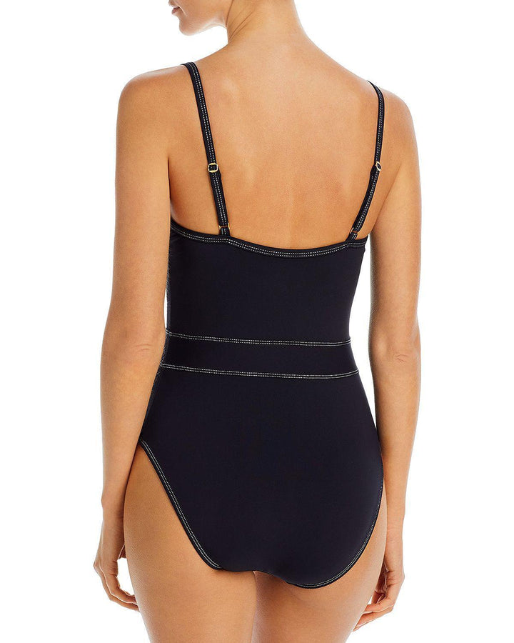 Bleu by Rod Beattie Belted One Piece Swimsuit