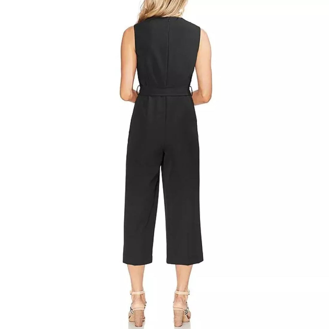 VINCE CAMUTO Cropped Wide-Leg Jumpsuit