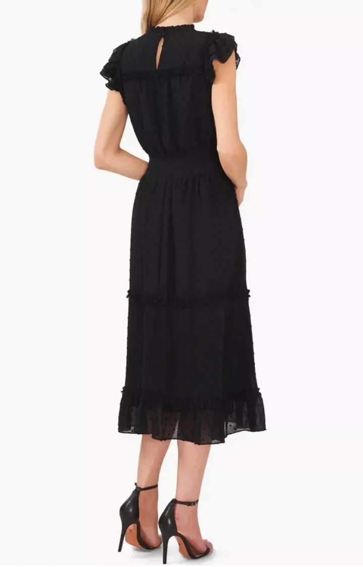 CeCe Textured Dot Dress