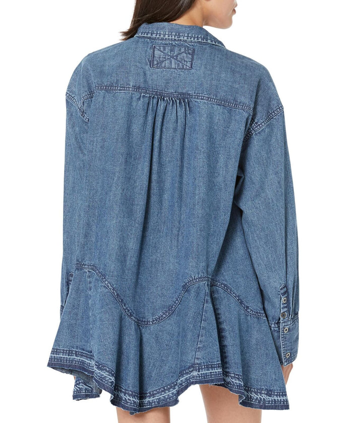 Free People Freya Denim Shirt