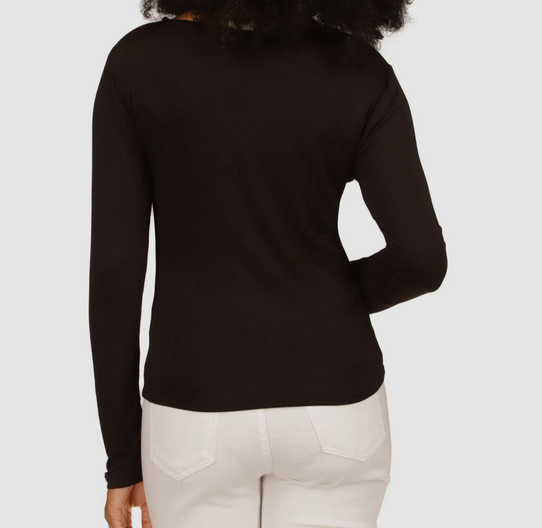 MICHAEL Michael Kors Asymmetrical Button-Front Knit Top