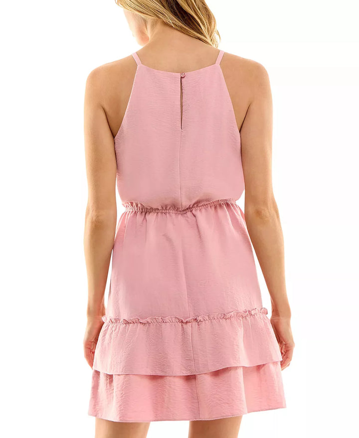 BCX Ruffled Hem Drawstring Waist Sundress