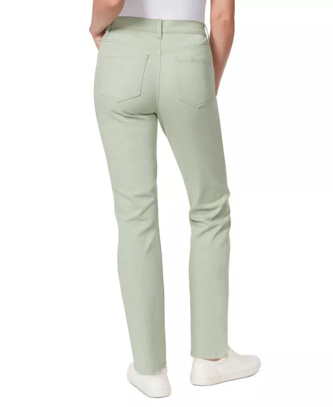 Gloria Vanderbilt Amanda Colored Twill Straight-Leg Jeans