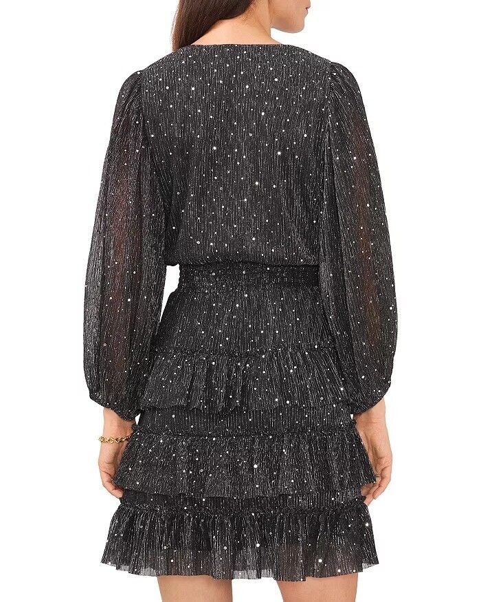 VINCE CAMUTO Sparkle Dot Tiered Dress