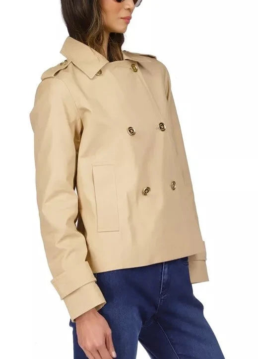 MICHAEL MICHAEL KORS Petite Cotton Twill Cropped Peacoat