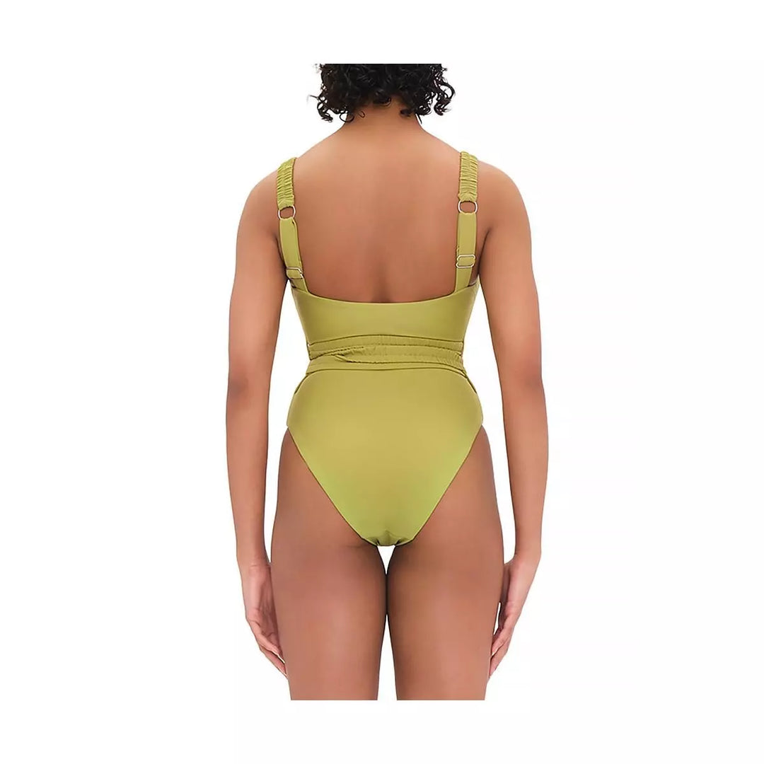 Andrea Iyamah Antii Belted One Piece Swimsuit