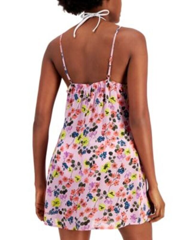 Miken Juniors' Tie-Front Faux-Wrap Cover-Up Dress