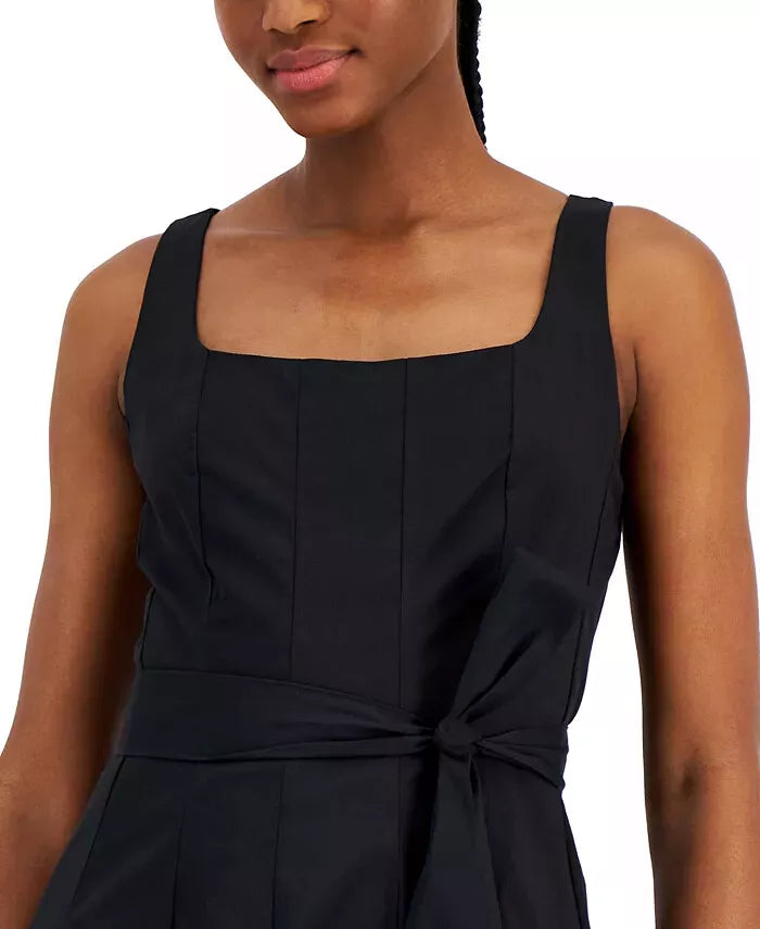 Anne Klein Seamed Fit & Flare Midi Dress