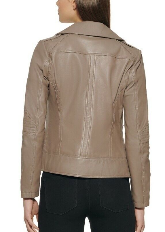 GUESS Leather Moto Coat