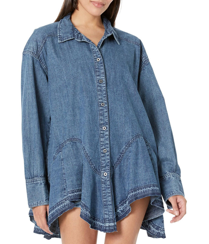 Free People Freya Denim Shirt