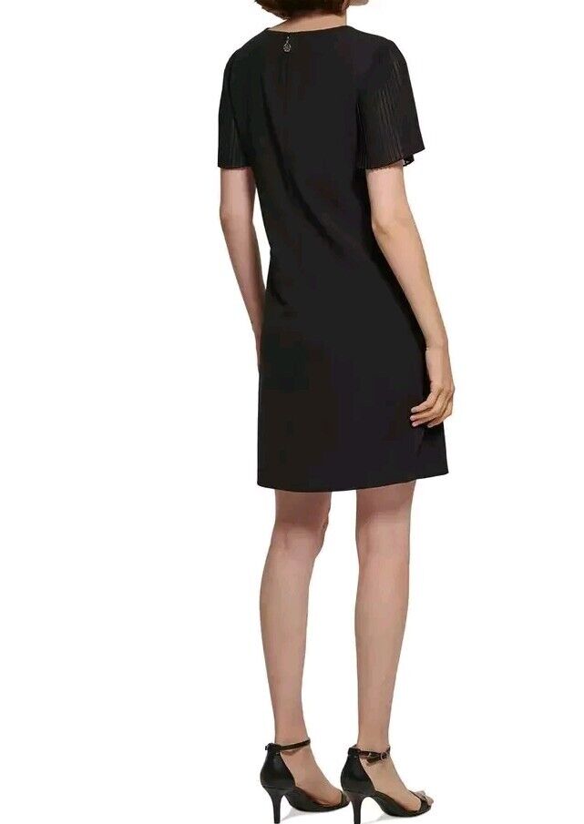 Tommy Hilfiger Pleated-Sleeve Shift Dress