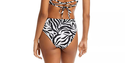 Aqua Swim Animal Print High Waist Bikini Bottom
