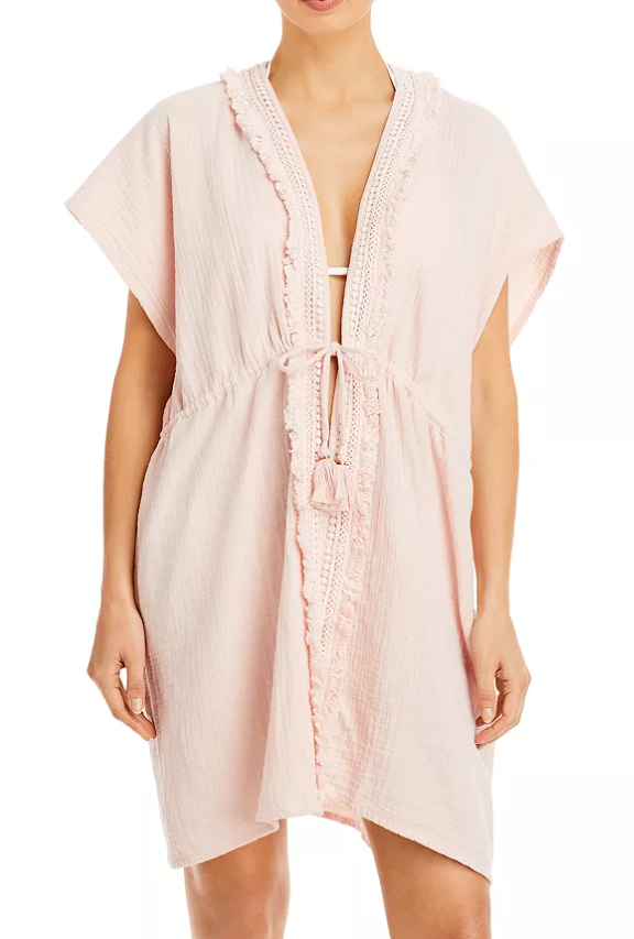 Echo Double Gauze Short Swim Cover-Up