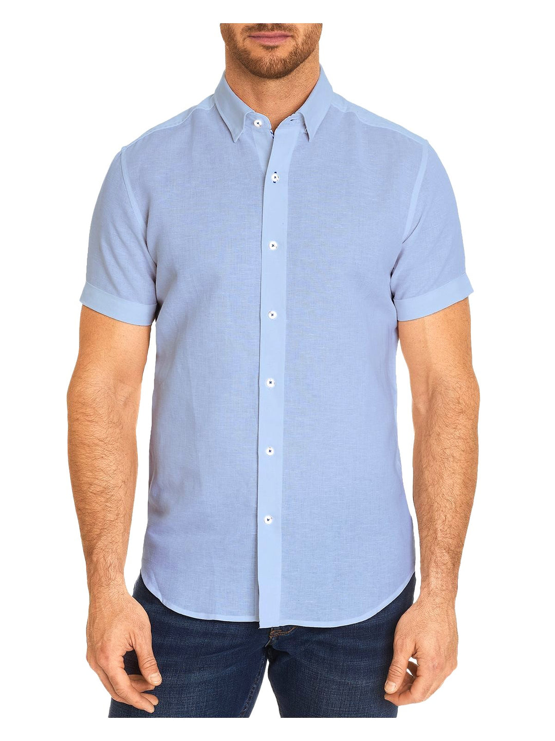 Robert Graham MEN Bradley Solid Slim Fit Button-Down Shirt