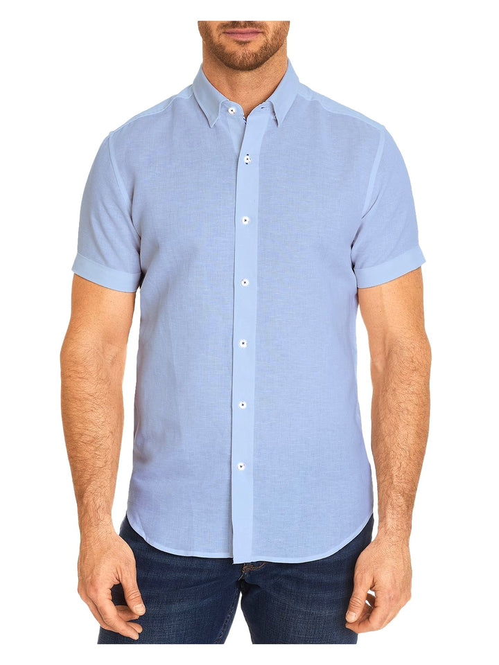 Robert Graham MEN Bradley Solid Slim Fit Button-Down Shirt