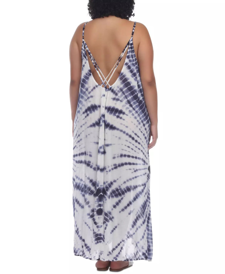 Raviya Tie-Dye Sleeveless Maxi Swim Cover-Up