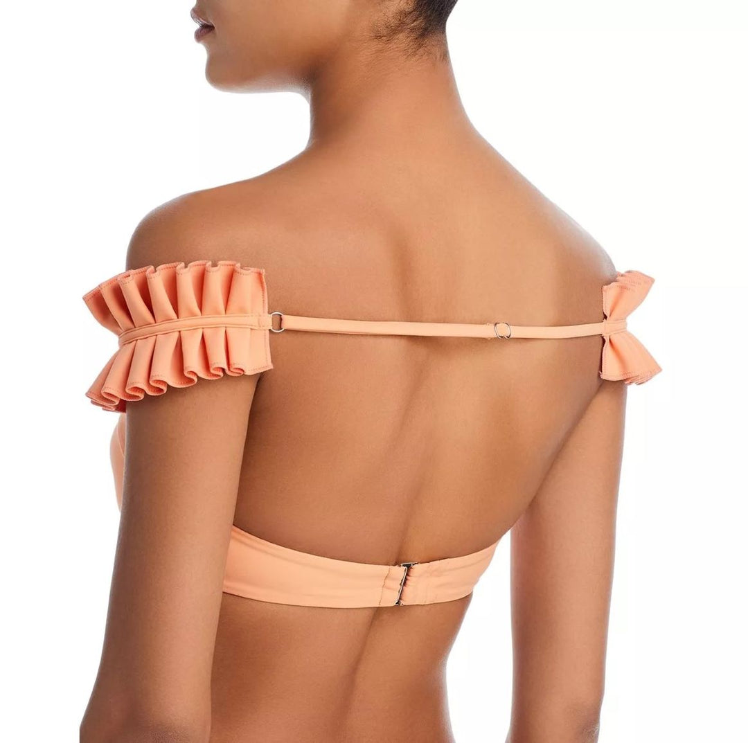 Andrea Iyamah Mulan Ruffled Bikini Top
