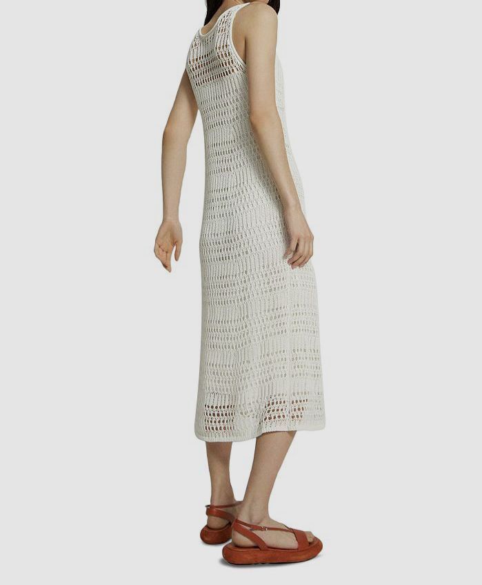 Theory Tissage Open Knit Lace Midi Dress