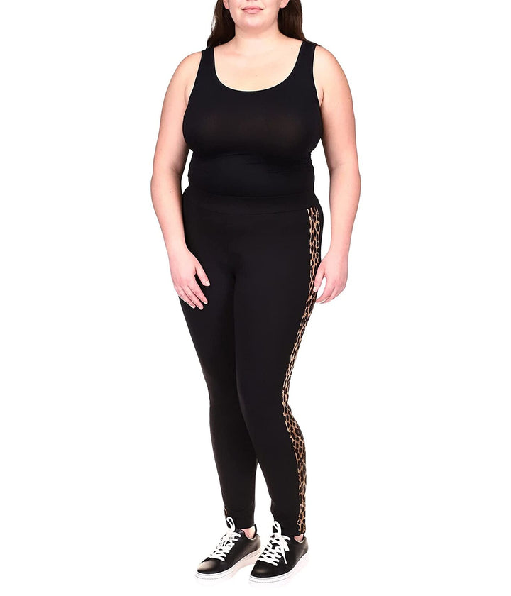 MICHAEL MICHAEL KORS Plus Size Cheetah-Striped Leggings
