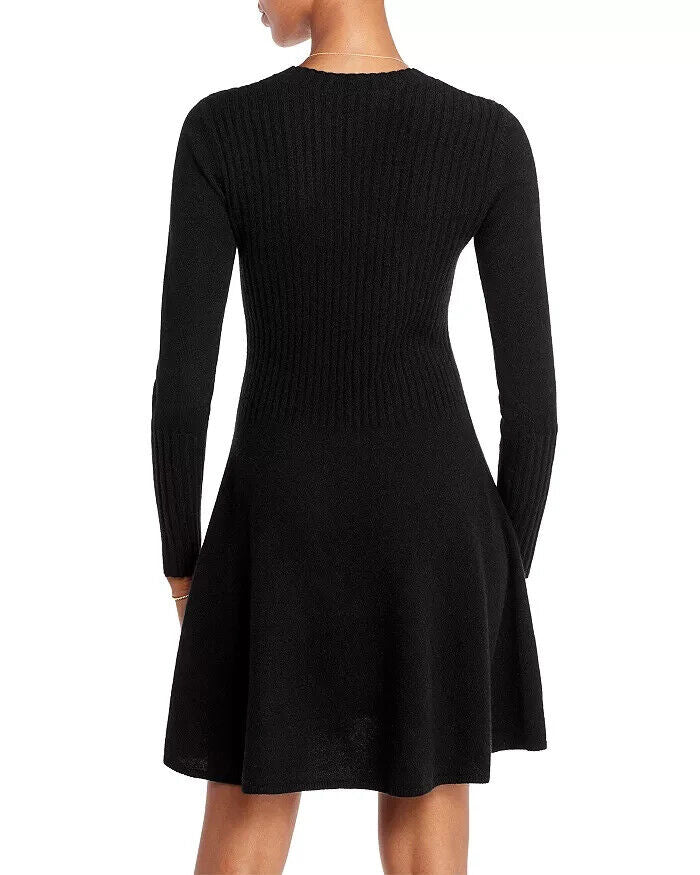 AQUA Cashmere A Line Cashmere Dress