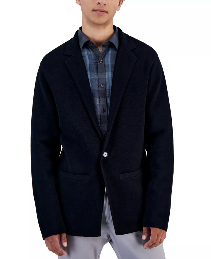 Alfani MEN Sleek Regular-Fit Blazer Cardigan