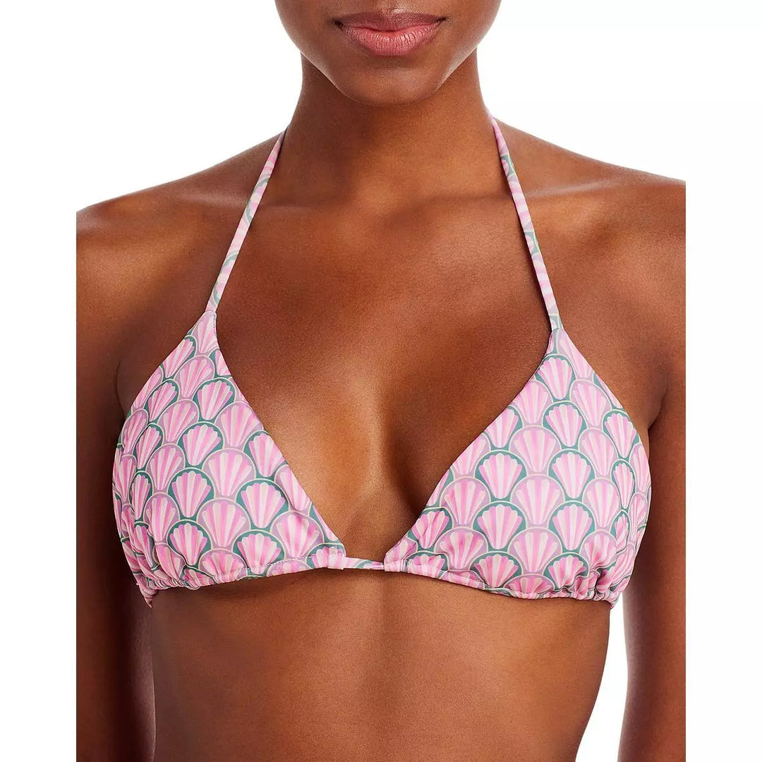 Peixoto Fifi Seashell Print Triangle Bikini Top