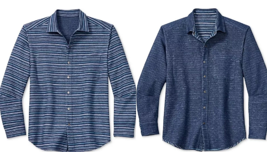 Tommy Bahama MEN Tale Of Two Flannels Reversible Button-Down Shirt