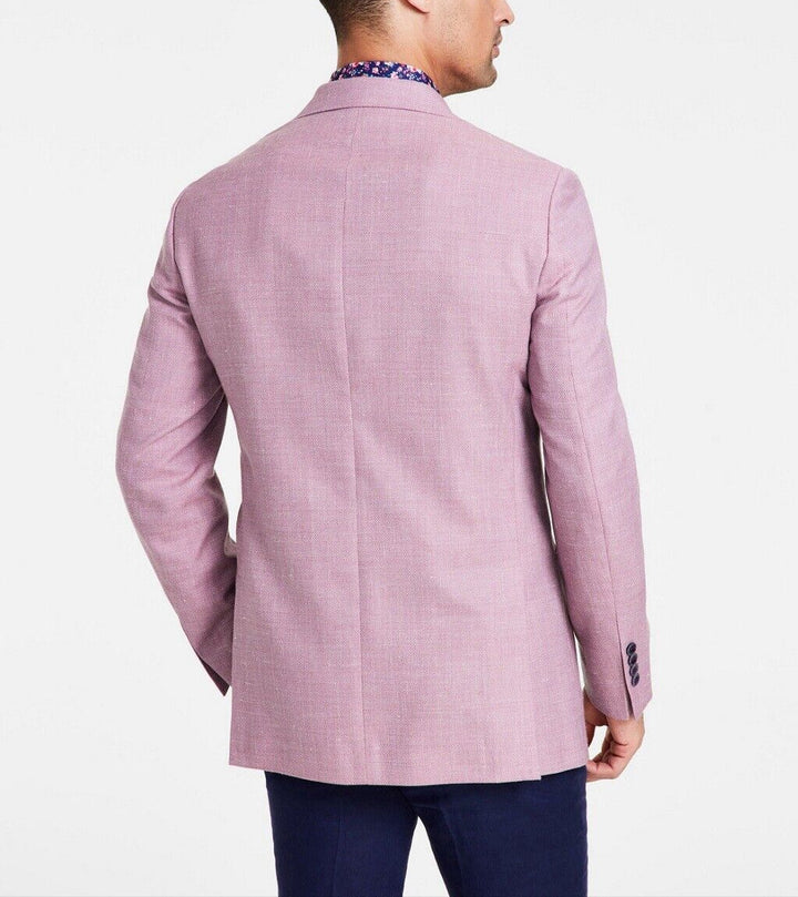 Tallia Men's Lilac Weave Wool-Blend Sport Coat