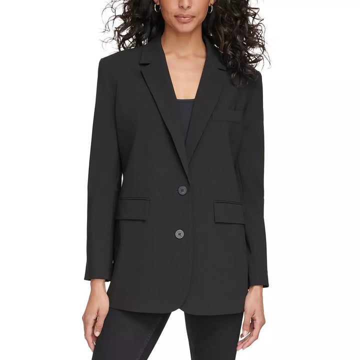 Calvin Klein Long Two-Button Blazer