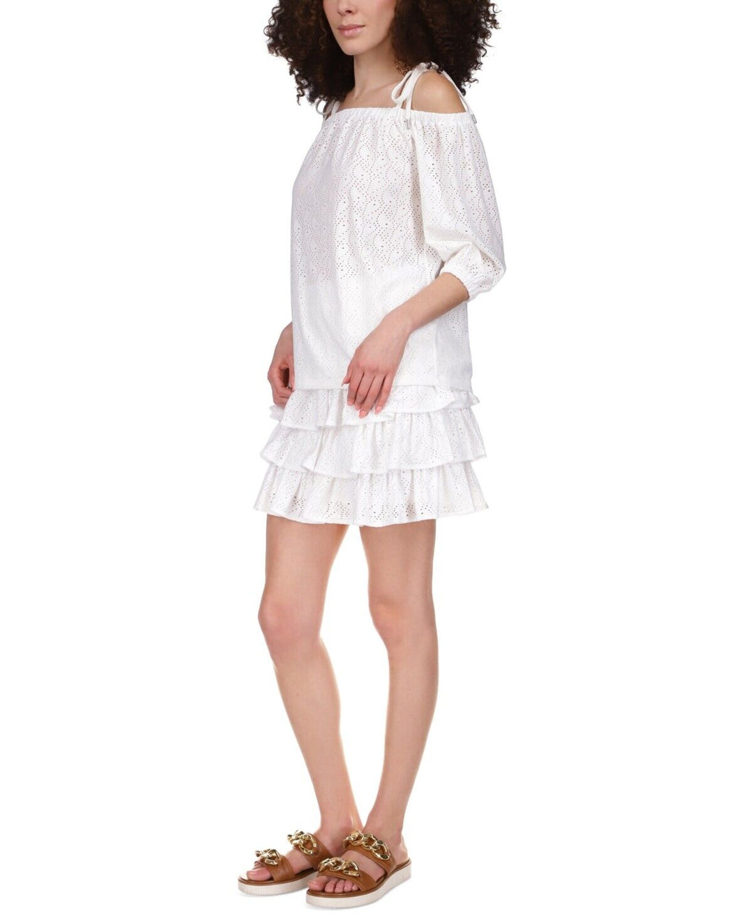 MICHAEL Michael Kors Eyelet Off-The-Shoulder Top