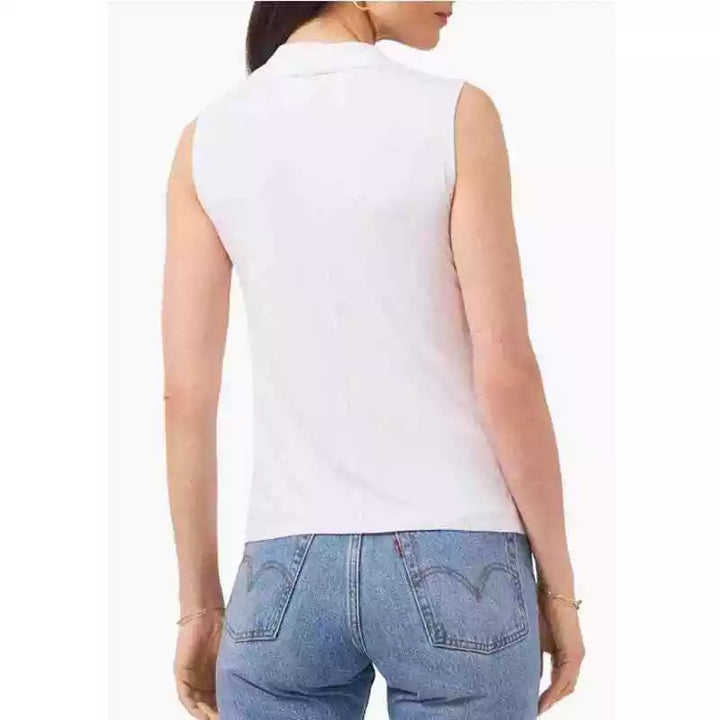 1.STATE Sleeveless Cross Front Top