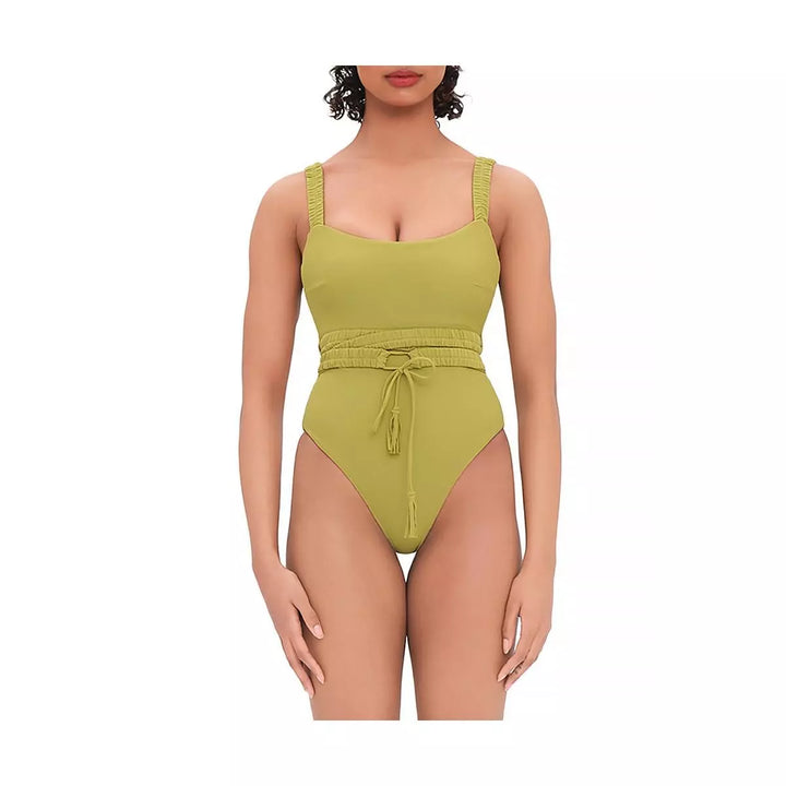 Andrea Iyamah Antii Belted One Piece Swimsuit