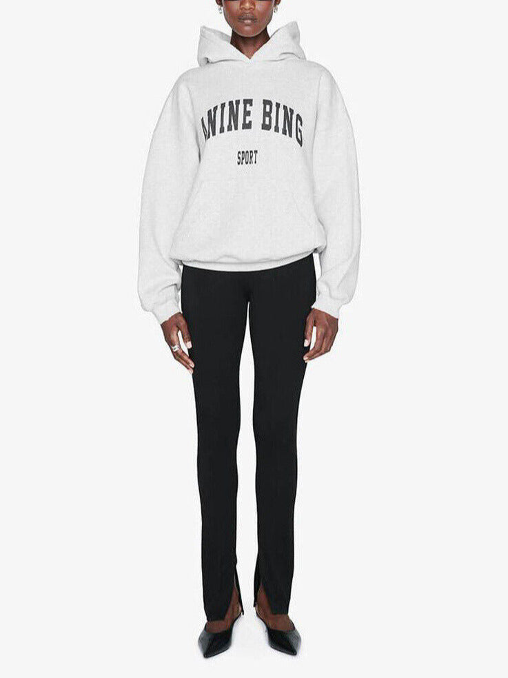 Anine Bing Harvey Logo Hoodie