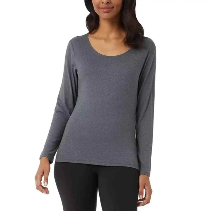 32 Degrees Cozy Heat Scoop-Neck Top