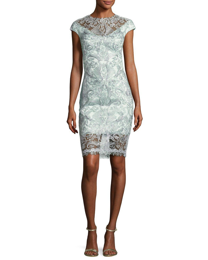 Tadashi Shoji Corded Tulle Bodycon Dress