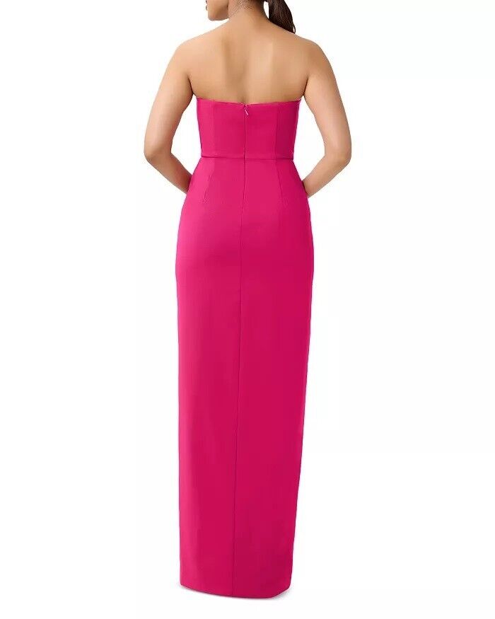 AIDAN by Aidan Mattox Strapless Sweetheart Crepe Gown