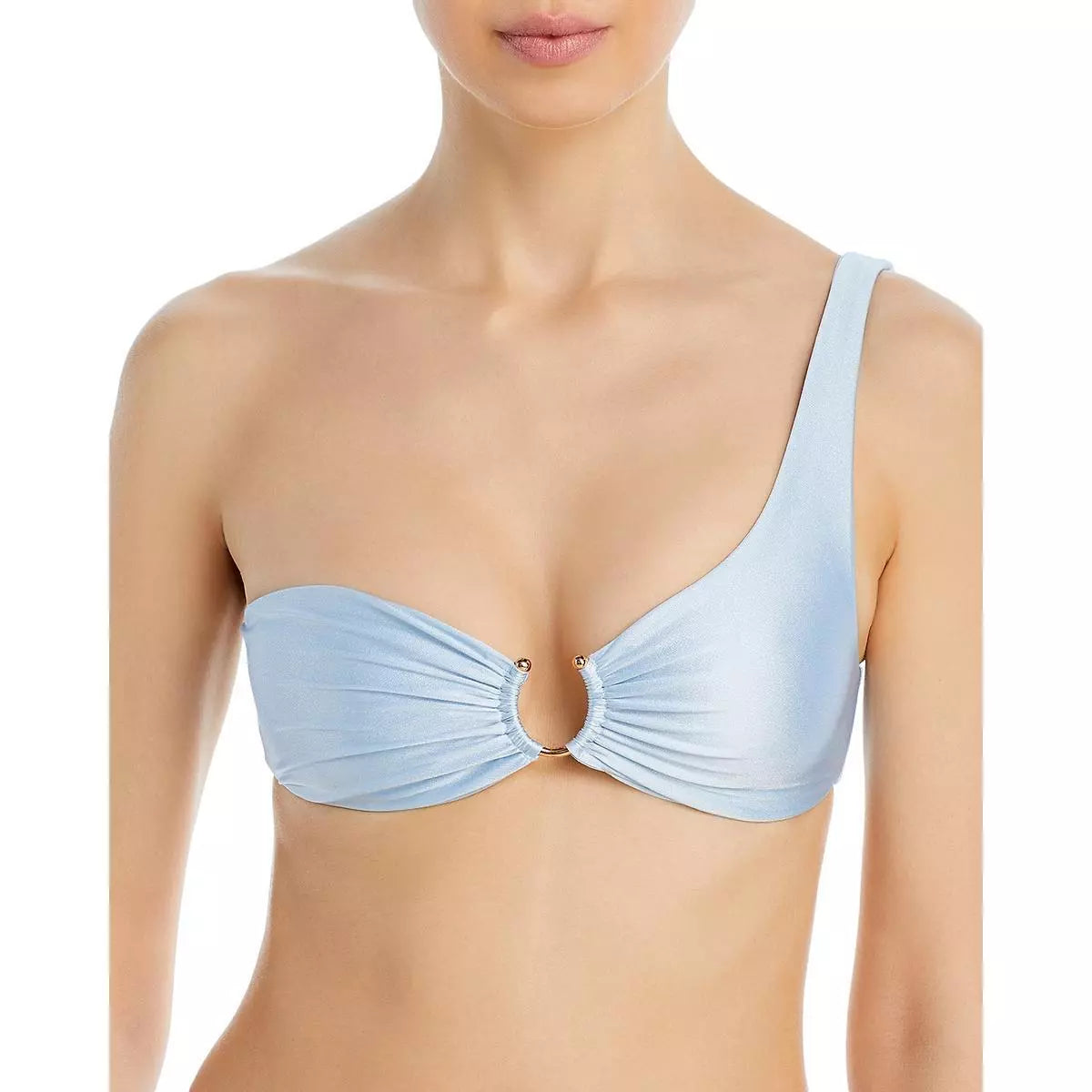 Jade Swim Avery Asymmetric Bikini Top
