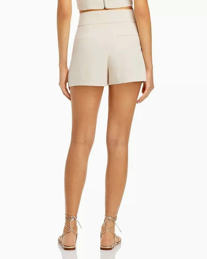 Alice and Olivia Mara Crossover Waist Shorts